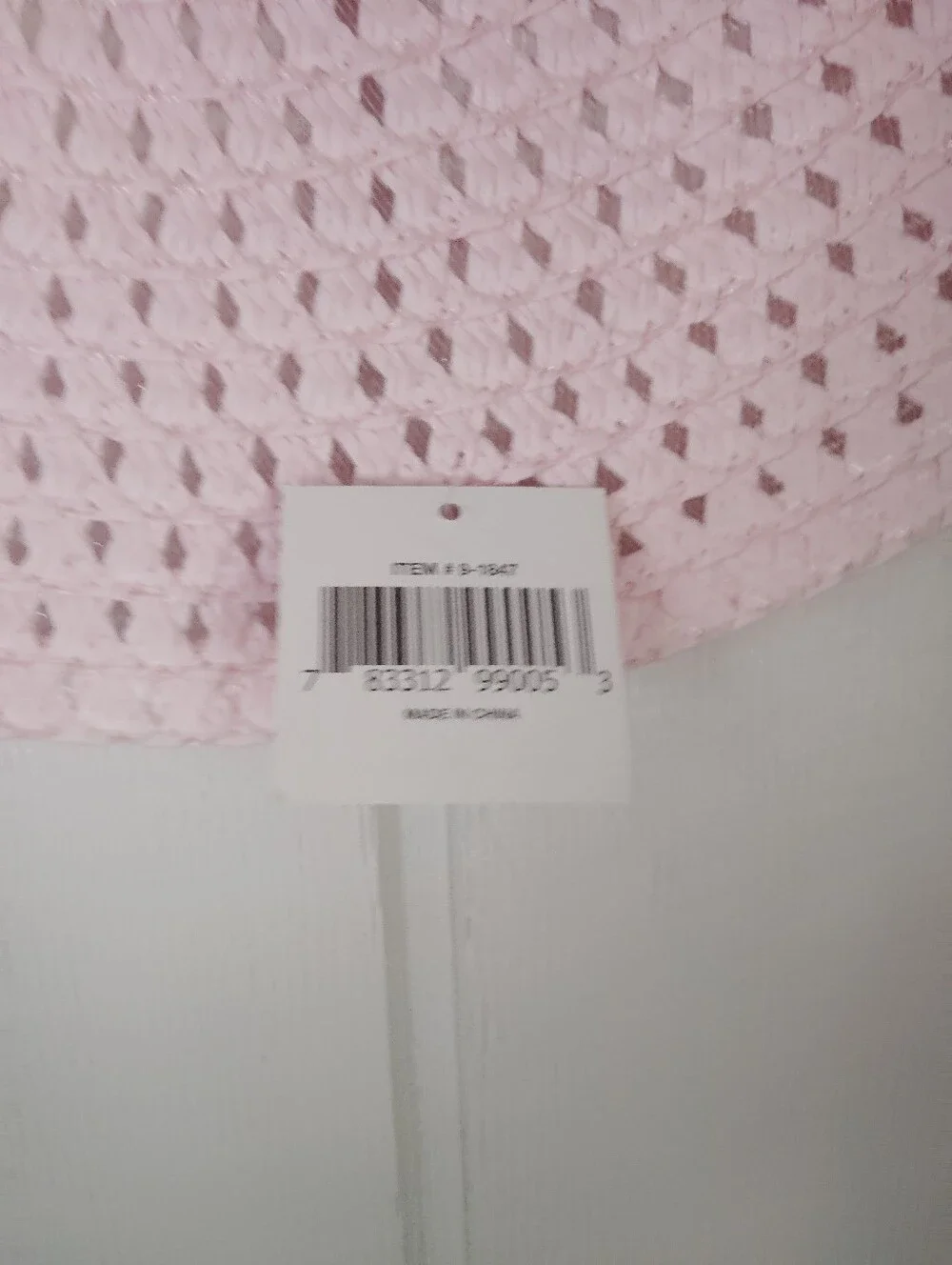 NWT!! Pink Wide-Brim Sun Hat with Leopard Bow